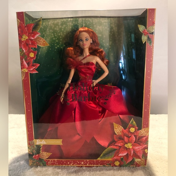 Barbie | Toys | 222 Holiday Barbie Red Head Hard To Find Nfrb | Poshmark